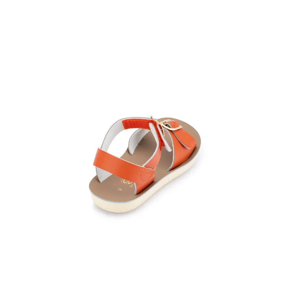 SALTWATER - KIDS SUNSAN SURFER HOOK & LOOP(VELCRO): PAPRIKA