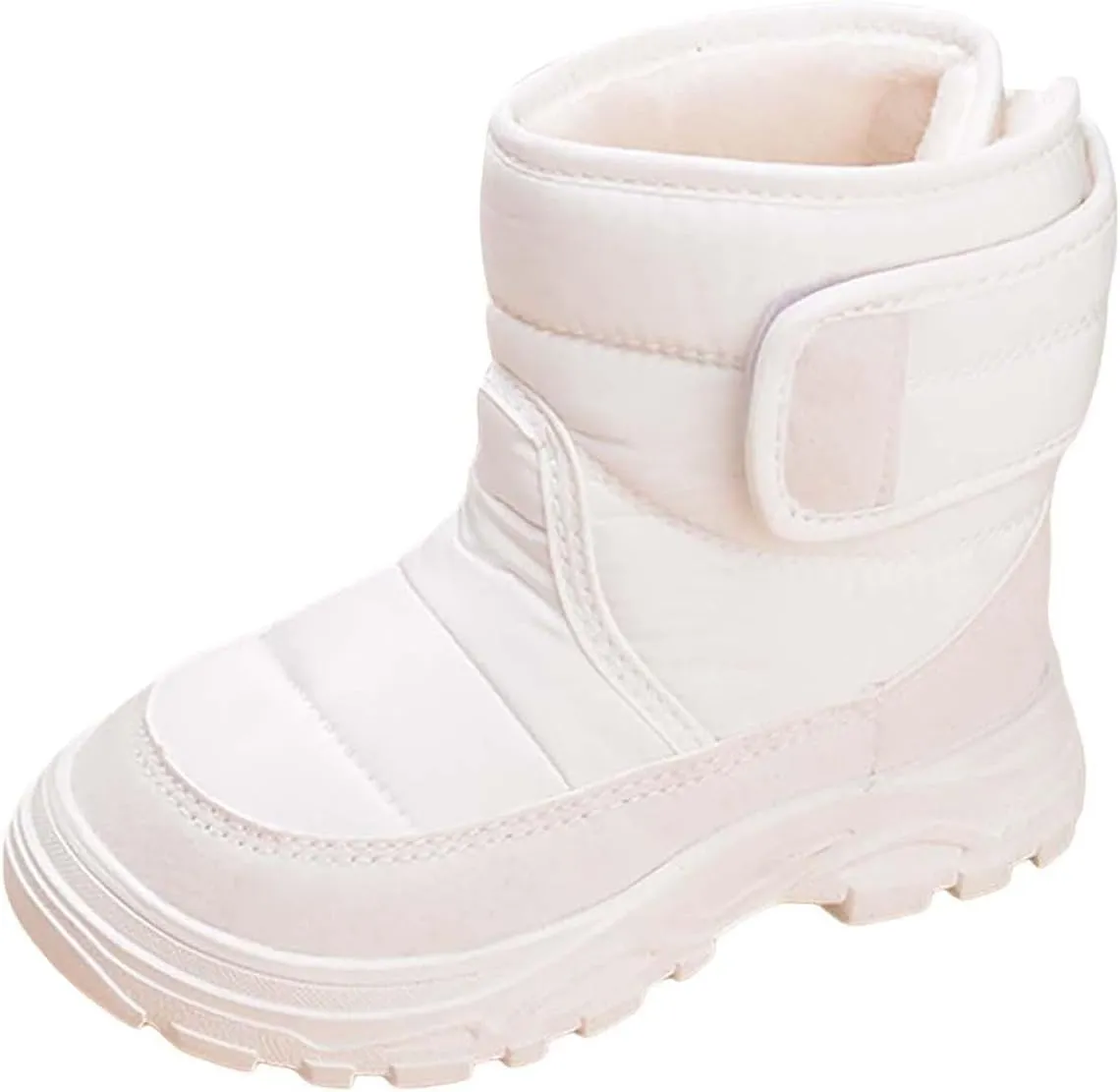Snow Boots for Kids Boys Girls Winter High Top Non-Slip Shoes Cold Weather Faux Fr Lined Outdoor Sport Sneaker