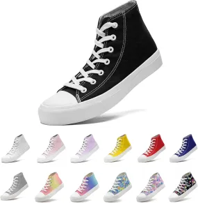 Toddler/Little Sneakers for Girls Boys Kids Fashion High Tops Canvas Shoes Classic Casual Tennis Shoes Colorful Shoes
