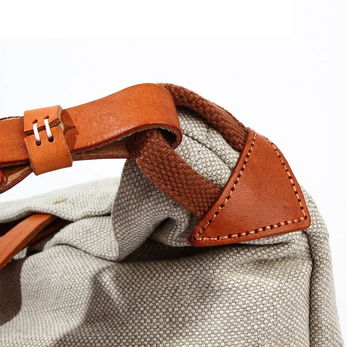 Tote Canvas Bag Literary Style Large Capacity Single Shoulder Backpack Crossbody Bag-i7bags