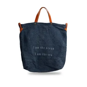 Tote Canvas Bag Literary Style Large Capacity Single Shoulder Backpack Crossbody Bag-i7bags