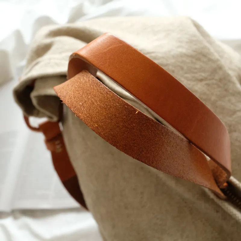 Tote Canvas Bag Literary Style Large Capacity Single Shoulder Backpack Crossbody Bag-i7bags
