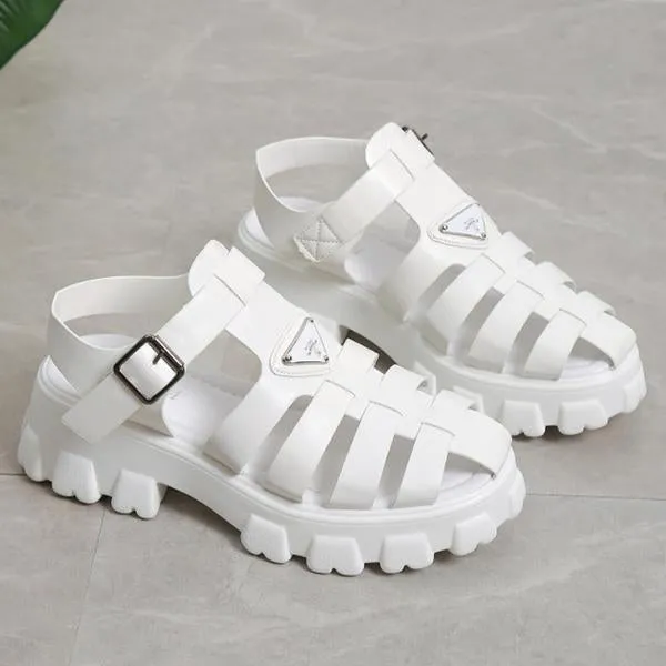 Women's Casual Platform Hollow Roman Sandals 22899739S