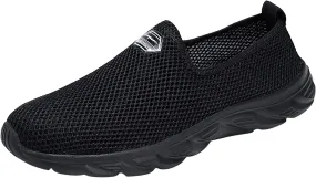 Women's Fashion Sneaker Non Slip Breathable Lightweight Comfortable Lace Up Running Shoes Mens Womens Loafer Shoes Black Platform Sneakers for Women