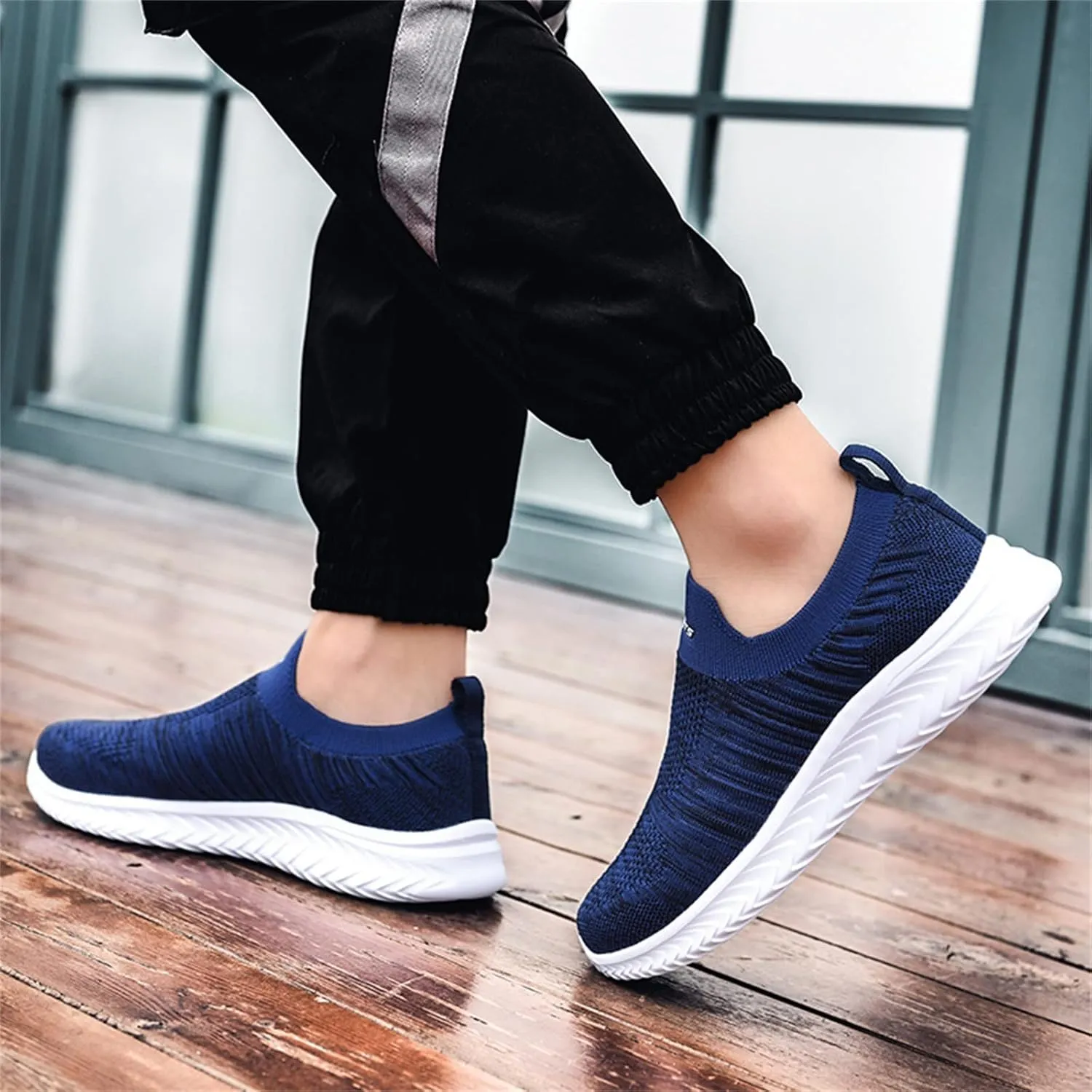 Women's Slip on Walking Shoes Tennis Lightweight Gym Running Shoes for Women Food Service Women's Shoes Casual High Top Sneakers White Tennis Shoe Loafers Shoe