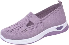 Women's Woven Orthopedic Breathable Soft Shoes Womens Tennis Shoes Casual Women Shoes Casual White Platform Sneakers White Tennis Shoe Cross Trainer Shoe