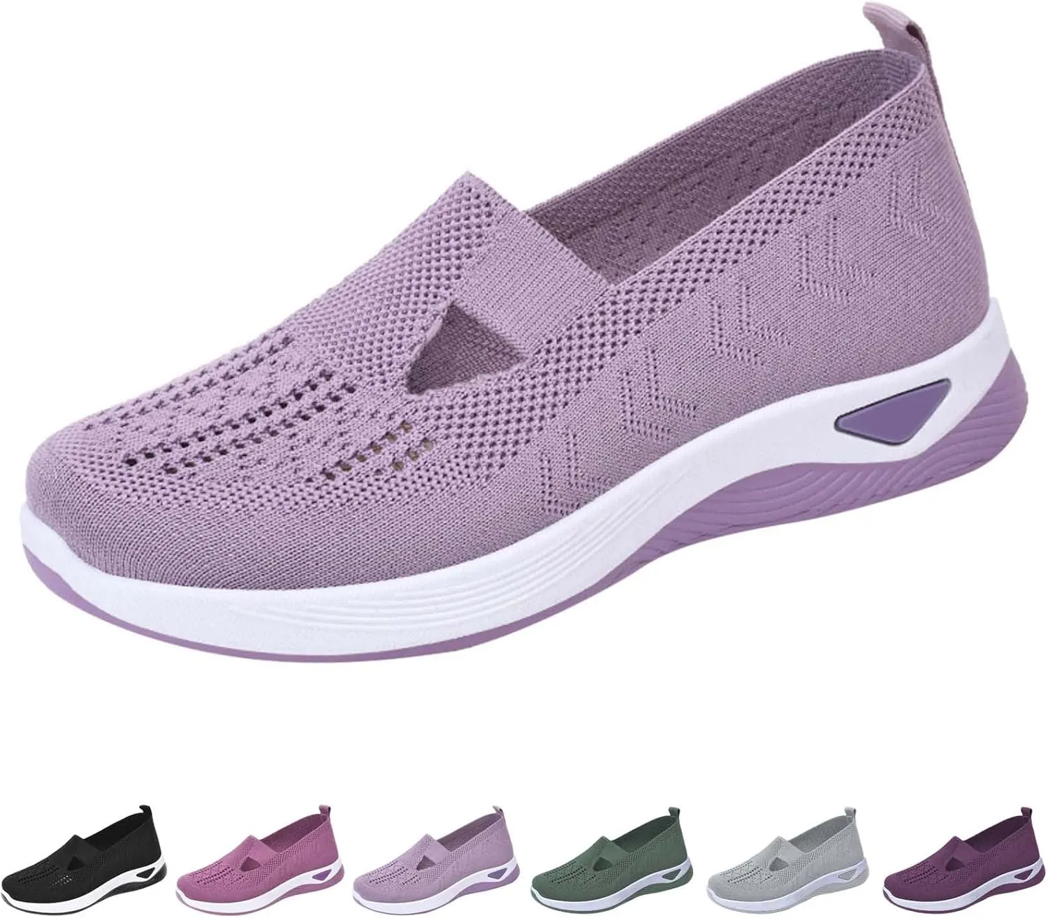 Women's Woven Orthopedic Breathable Soft Shoes Womens Tennis Shoes Casual Women Shoes Casual White Platform Sneakers White Tennis Shoe Cross Trainer Shoe
